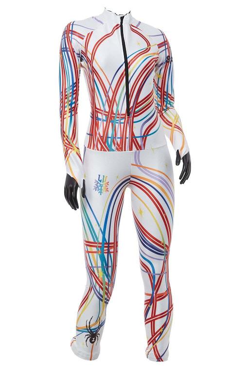 Traje Spyder Performance GS Race Blancos/Live Wire Para Mujer Mexico MX49316